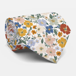Vildblomsäng Boho-mönster Slips
