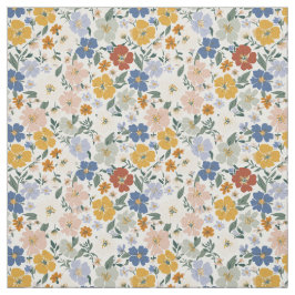 Vildblomsäng Boho-mönster Tyg
