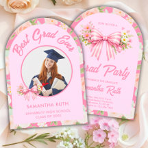 Vildblomsbåge Bästa examen någonsin Foto Examen