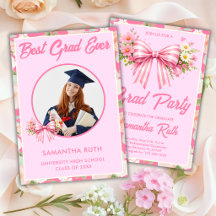 Vildblomsbåge Bästa examen någonsin Foto Examen