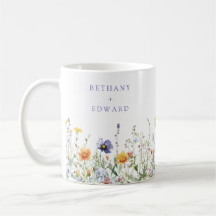 Vildblomsbröllop Kaffemugg