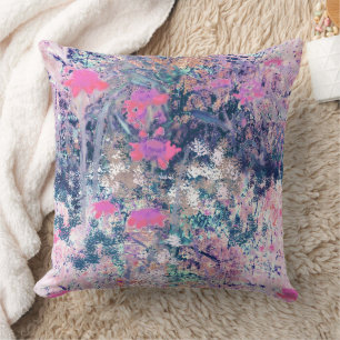 Vildblomsfält Impressionism -Rosa Kudde