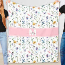 Vildblomsmonogram