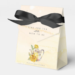 Vildblomster teparty baby shower presentaskar