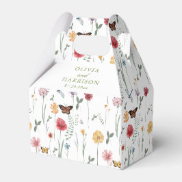 Vildblomsterträdgård Bröllopsgåva Box Presentaskar