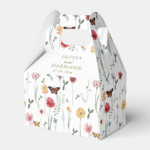 Vildblomsterträdgård Bröllopsgåva Box Presentaskar
