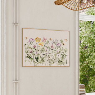 Vildblomsterträdgård Poster