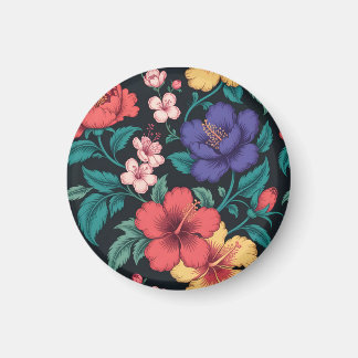 Vildblomsupprepningsmönster Magnet