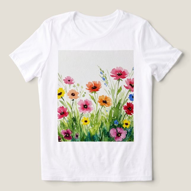 Vildbukett T Shirt (Design Framsida)