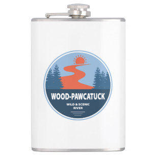 Vilden av Wood-Pawcatuck och floden Scenia Fickplunta
