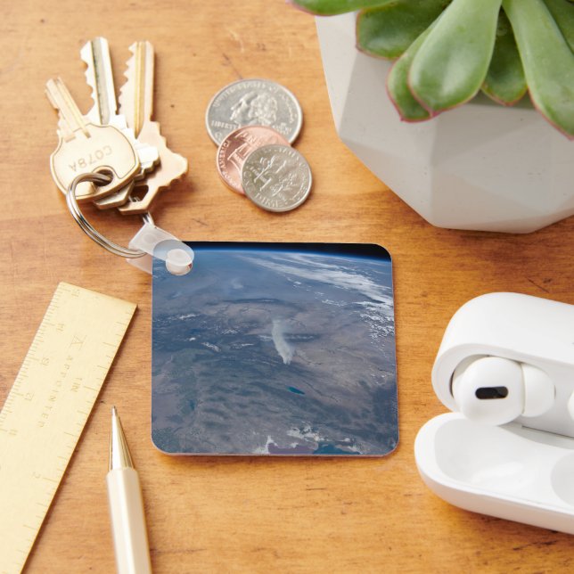 Vilden brinner i Westerna och sydvästra USA. Nyckelring (Skrivbord)