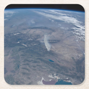 Vilden brinner i Westerna och sydvästra USA. Underlägg Papper Kvadrat