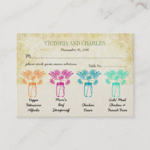 Vilden Flower Bröllop i Zinnia Mason Burk