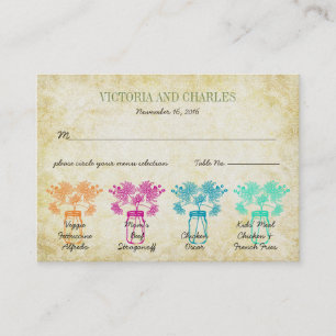 Vilden Flower Bröllop i Zinnia Mason Burk
