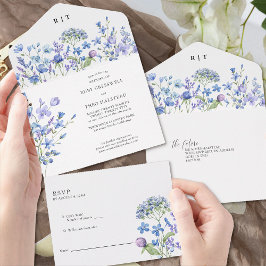 Vilden Flower för den känsliga periwinkle-Bröllop
