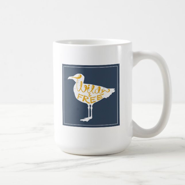 Vilden för fiskmås | och frigör kaffemugg (Höger)
