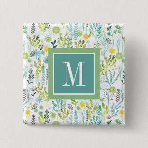 Vilden för Monogram och mönstrar fritt Knapp