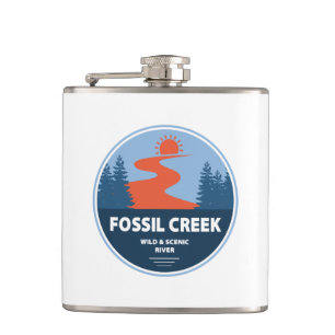 Vilden Fossil Bäck och floden Arizona Fickplunta