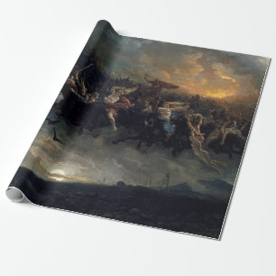Vilden Hunt of Odin, 1872 av Peter Nicolai Arbo Presentpapper
