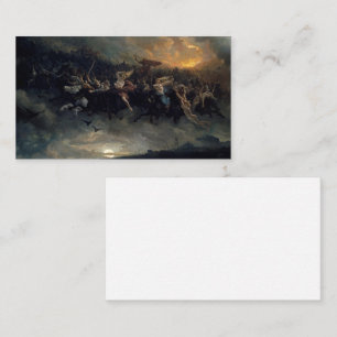 Vilden Hunt of Odin, 1872 av Peter Nicolai Arbo Visitkort