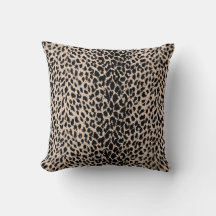 Vilden "Leopard Spots Black and Beige Animal Print