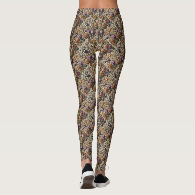 Vilden Lush - Gothic Victorian Delirium Leggings (Baksida)