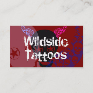 Vilden tatuerar visitkortar visitkort