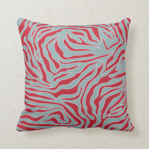 Vilden Zebra tryck i jul - djurtryck i Mönster Kudde