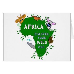 Vildens Afrika Hälsningskort