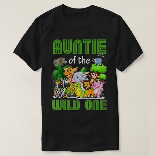 Vildens årsdag Safari Jungle 2:a födelsedagen  T Shirt (Design framsida)