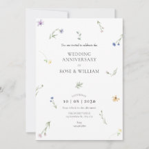 Vildens blommor elegant bröllop-årsdag
