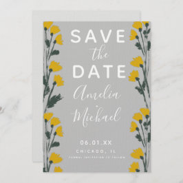 Vildens blomsterdränkta botaniska spara datum B