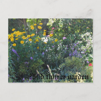 Vildens blomsterträdgård vykort
