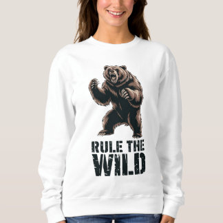 Vildens dominans: Roaring Grizzly Power T Shirt