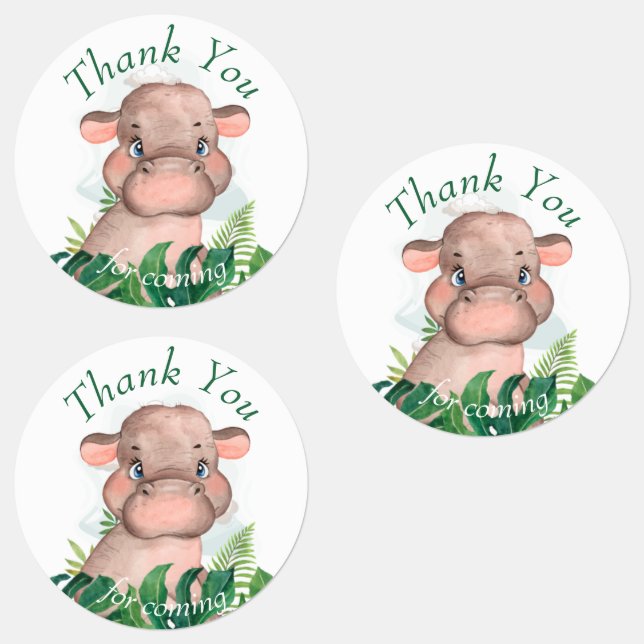 Vildens etiketter för Födelsedagsfest av djur (Grupp)