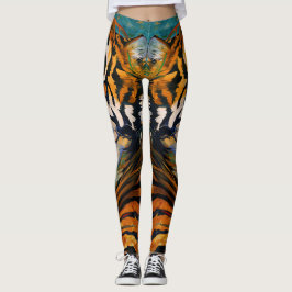 Vildens hjärta - färgad tickning leggings