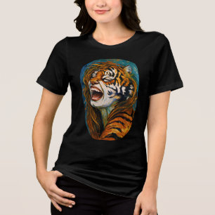 Vildens hjärta - färgad tickning t shirt