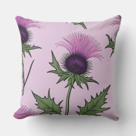 Vildens Lila Thistle (rosa) Kudde