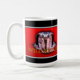 VILDENS NATUR - SNAKE-designsamling i svart Kaffemugg