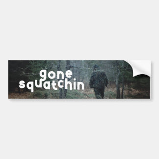Vildens Roligt ut Borta Squatchin yeti Bigfoot sas Bildekal
