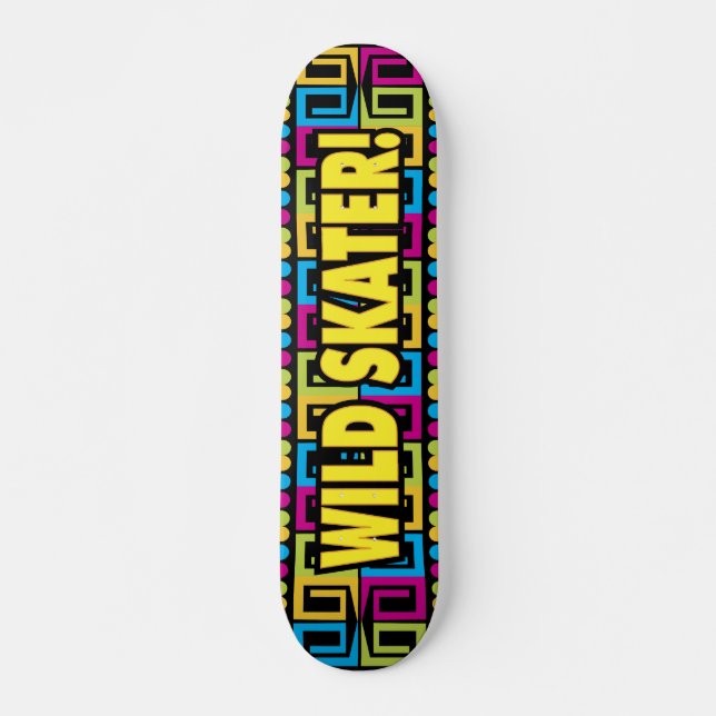 Vildens Skater Mini Skateboard Bräda 18,5 Cm (Framsida)