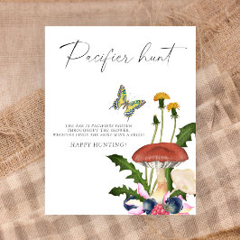 Vildens svampjakt på babydusch nappar poster