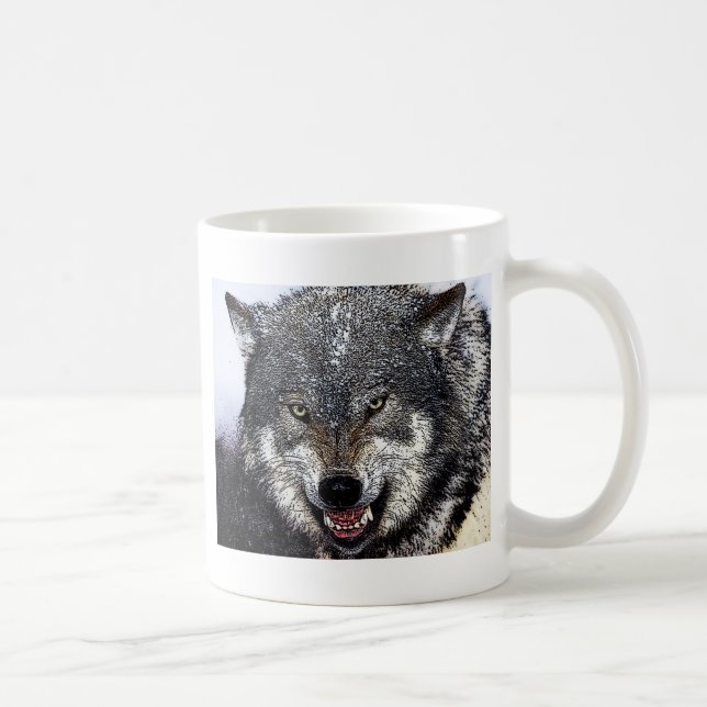 Vildens Varg Kaffemugg (Höger)