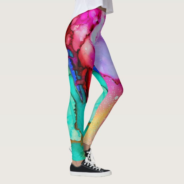 Vildens vattenfärgsavdrag leggings (Höger)