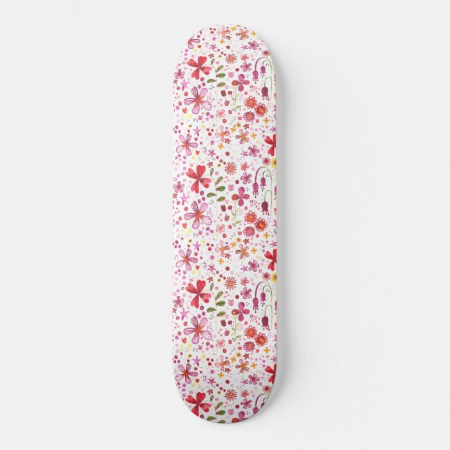 Vildens vattenfärgsfärg mini skateboard bräda 18,5 cm (Framsida)