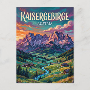 Vilder Kaiser Österrike Vykort