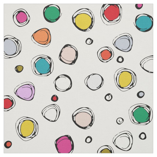 vilderdot vit tyg (Provkarta)