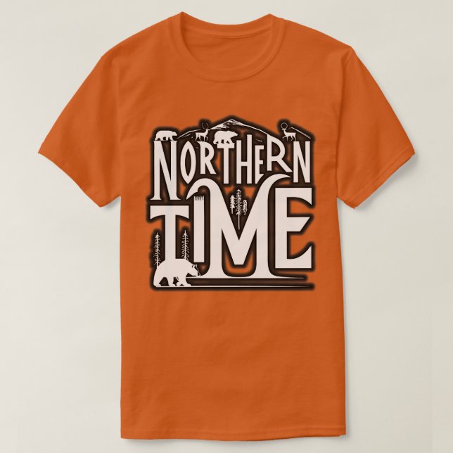 Vilderness Northern Exponering TShirt T Shirt (Design framsida)