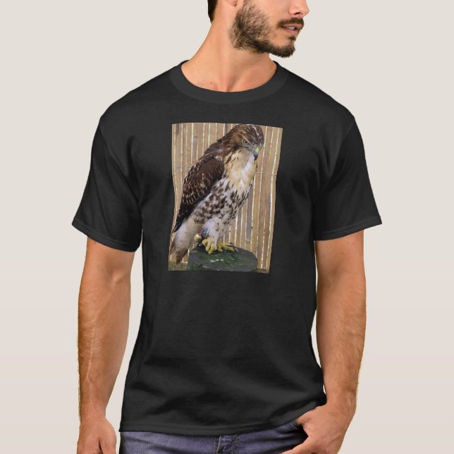 Vildfåglar: Röd-Tailed hök T-shirt (Framsida)