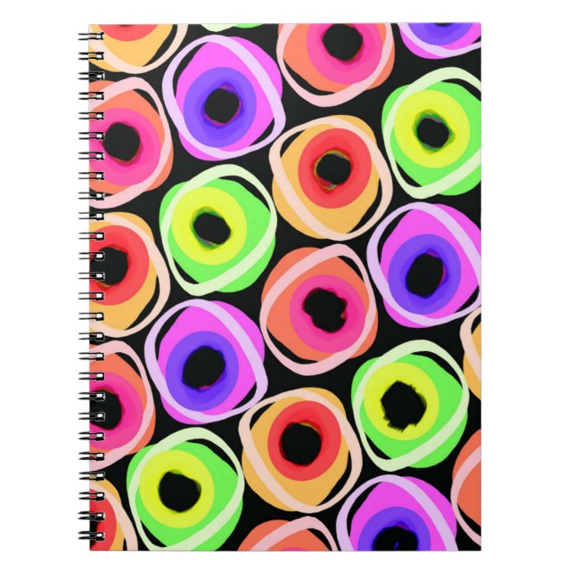 Vildfläckar Anteckningsbok Med Spiral (Framsidan)